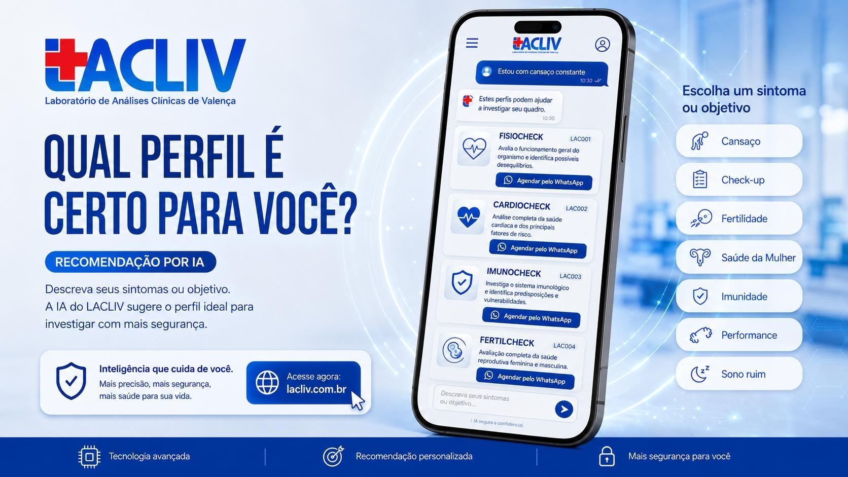 LACLIV IA — recomendação de perfil por inteligência artificial
